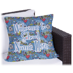 Welcome to School Outdoor Pillow - 16" (Personalized)