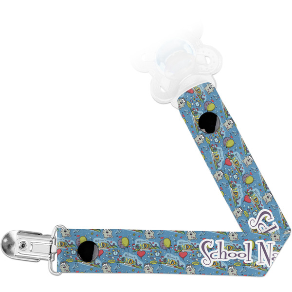 Custom Welcome to School Pacifier Clip (Personalized)