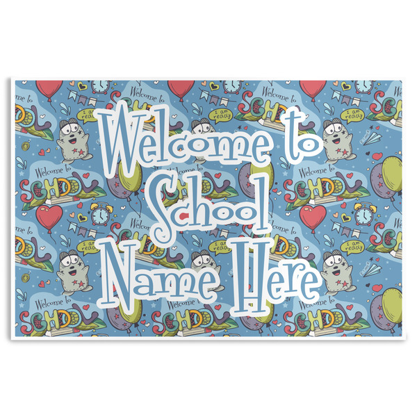 Custom Welcome to School Disposable Paper Placemats (Personalized)