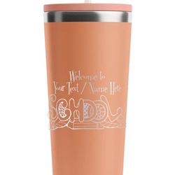 Welcome to School RTIC Everyday Tumbler with Straw - 28oz - Peach - Double-Sided (Personalized)