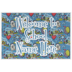 Welcome to School Laminated Placemat w/ Name or Text