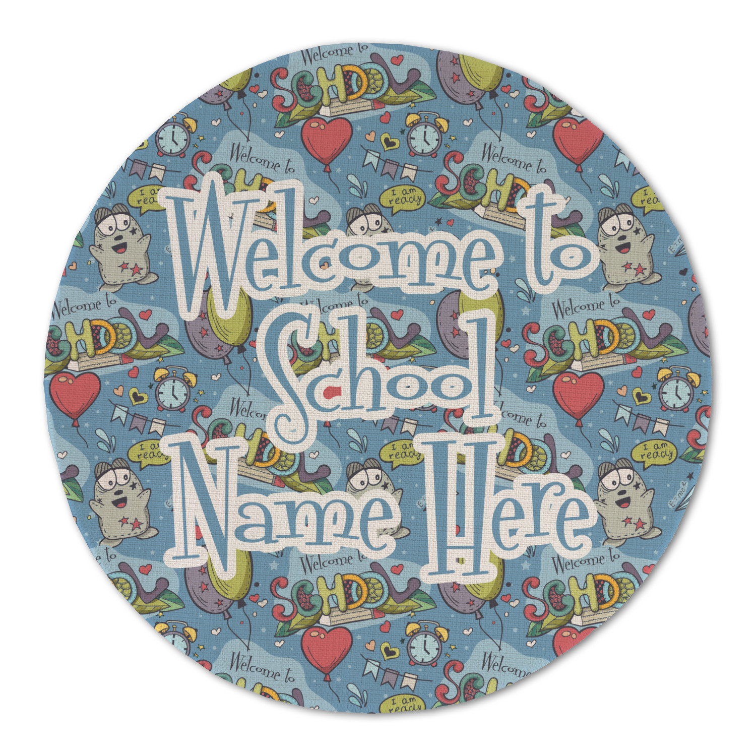 Personalized Round Placemats