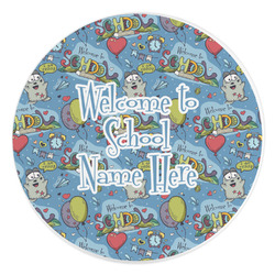 Welcome to School Round Stone Trivet (Personalized)