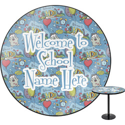 Welcome to School Round Table - 24" (Personalized)