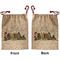 Welcome to School Santa Bag - Front and Back