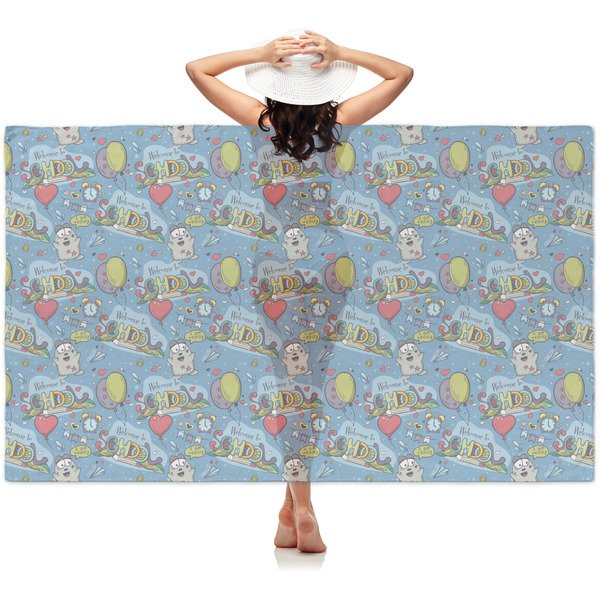 Custom Welcome to School Sheer Sarong