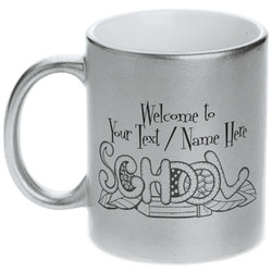 Welcome to School Metallic Silver Mug (Personalized)