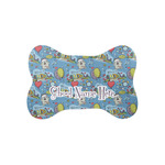 Welcome to School Bone Shaped Dog Food Mat (Small) (Personalized)
