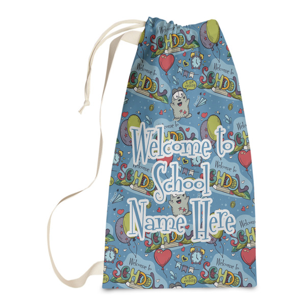 Custom Welcome to School Laundry Bags - Small (Personalized)