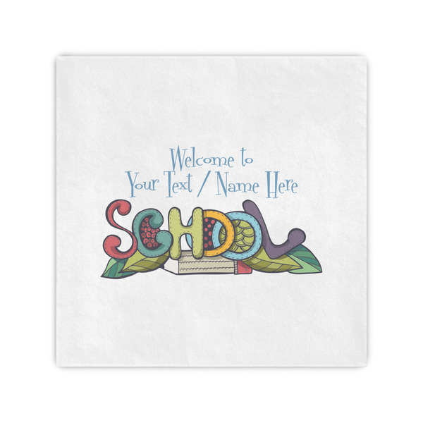 Custom Welcome to School Cocktail Napkins (Personalized)