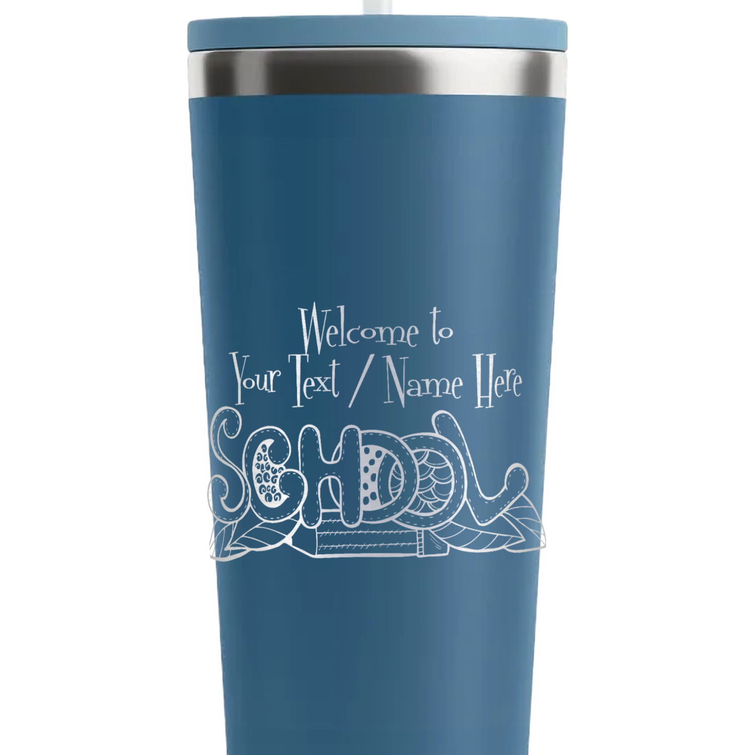 Custom Welcome to School RTIC Everyday Tumbler with Straw - 28oz