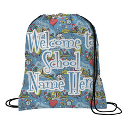 Welcome to School Drawstring Backpack - Medium (Personalized)