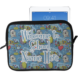 Welcome to School Tablet Case / Sleeve - Large (Personalized)