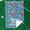 Welcome to School Waffle Weave Golf Towel - In Context