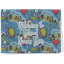 Welcome to School Kitchen Towel - Waffle Weave - Full Color Print (Personalized)