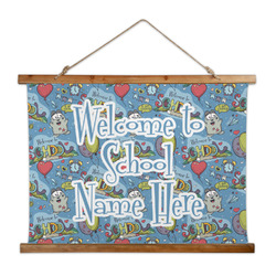 Welcome to School Wall Hanging Tapestry - Wide (Personalized)