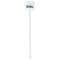 Welcome to School White Plastic Stir Stick - Double Sided - Square - Single Stick