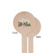 Welcome to School Wooden 6" Stir Stick - Round - Single Sided - Front & Back