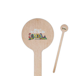 Welcome to School 7.5" Round Wooden Stir Sticks - Double Sided (Personalized)
