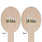 Welcome to School Wooden Food Pick - Oval - Double Sided - Front & Back