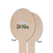 Welcome to School Wooden Food Pick - Oval - Single Sided - Front & Back