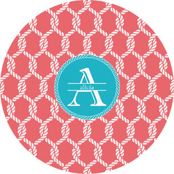 Linked Rope Multipurpose Round Labels - 5" (Personalized)