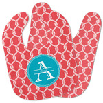 Linked Rope Baby Bib w/ Name and Initial