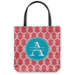 Linked Rope Canvas Tote Bag - Medium - 16"x16" (Personalized)