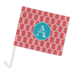 Linked Rope Car Flag - Large (Personalized)