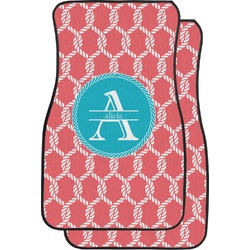 Linked Rope Car Floor Mats (Front Seat) (Personalized)