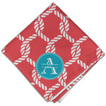 Linked Rope Cloth Dinner Napkin - Single w/ Name and Initial