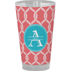 Linked Rope Pint Glass - Full Color (Personalized)