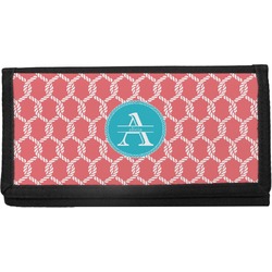 Linked Rope Canvas Checkbook Cover (Personalized)