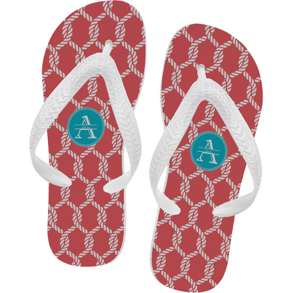 Custom Linked Rope Flip Flops (Personalized)