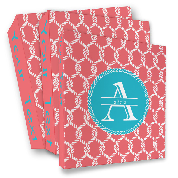 Custom Linked Rope 3 Ring Binder - Full Wrap (Personalized)