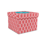 Linked Rope Gift Box with Lid - Canvas Wrapped - Small (Personalized)