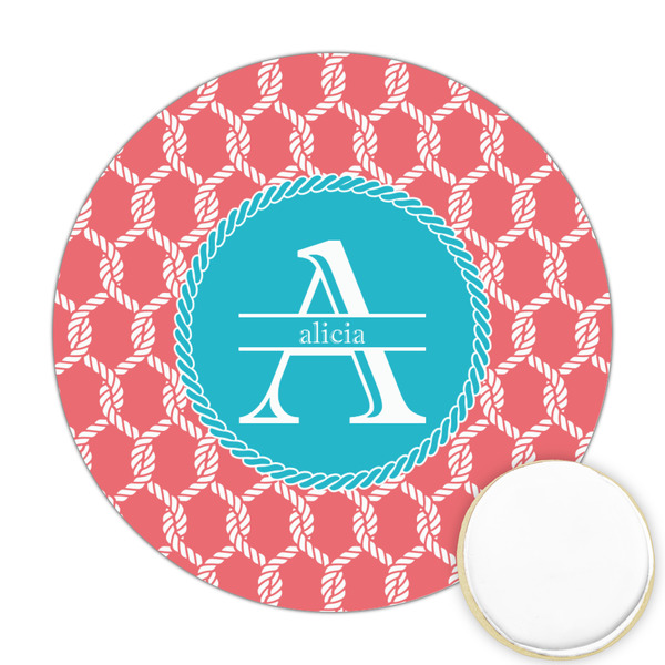 Custom Linked Rope Printed Cookie Topper - 2.5" (Personalized)