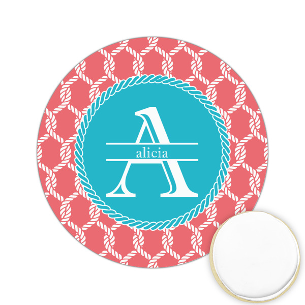 Custom Linked Rope Printed Cookie Topper - 2.15" (Personalized)