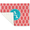 Linked Rope Linen Placemat - Folded Corner (single side)