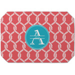 Linked Rope Dining Table Mat - Octagon (Single-Sided) w/ Name and Initial