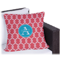 Linked Rope Outdoor Pillow - 18" (Personalized)