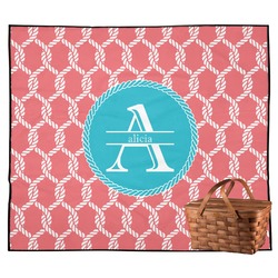 Linked Rope Outdoor Picnic Blanket (Personalized)