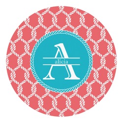Linked Rope Round Decal - Small (Personalized)