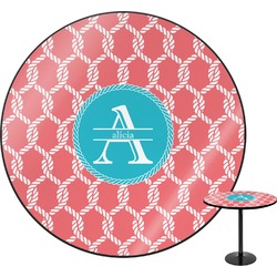 Linked Rope Round Table - 24" (Personalized)