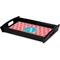 Linked Rope Serving Tray Black - Corner