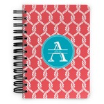 Linked Rope Spiral Notebook - 5x7 w/ Name and Initial