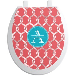 Linked Rope Toilet Seat Decal - Round (Personalized)