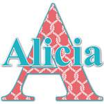 Linked Rope Name & Initial Decal - Up to 12"x12" (Personalized)