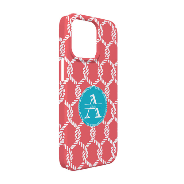 Custom Linked Rope iPhone Case - Plastic - iPhone 13 (Personalized)