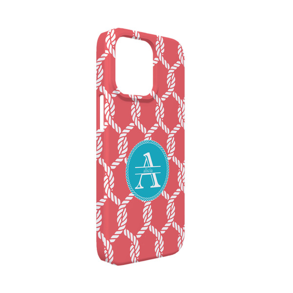 Custom Linked Rope iPhone Case - Plastic - iPhone 13 Mini (Personalized)